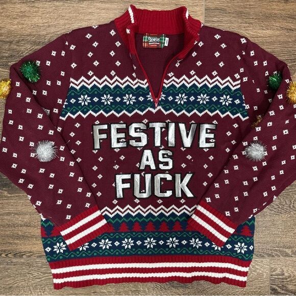 Holiday‎ Ugly Sweater - Picture 1 of 3